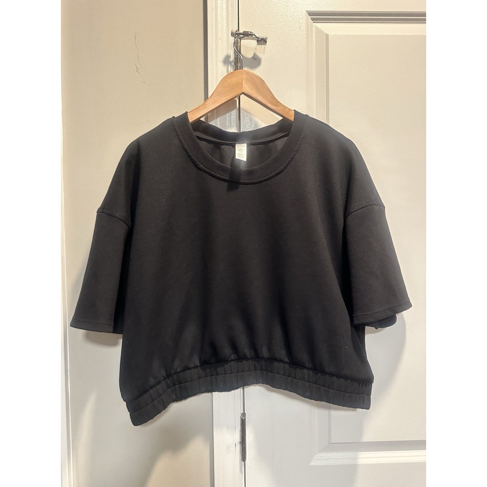 Yogalicious Black Scuba‎ Lanston Top XL